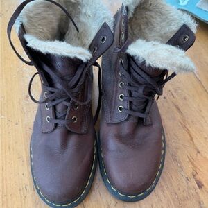 Dr. Martens Brown Winter Boots